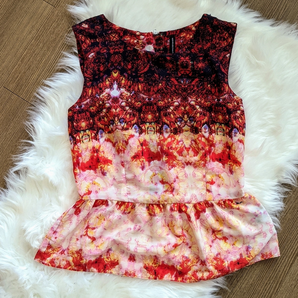 🌟2 for $35🌟 W118 by Walter Baker Peplum Blouse